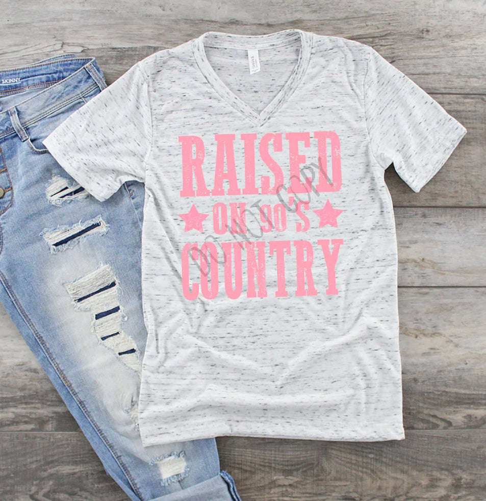 Raised on 90's Country (Pink)