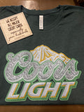 Beer Light Faux Embroidered