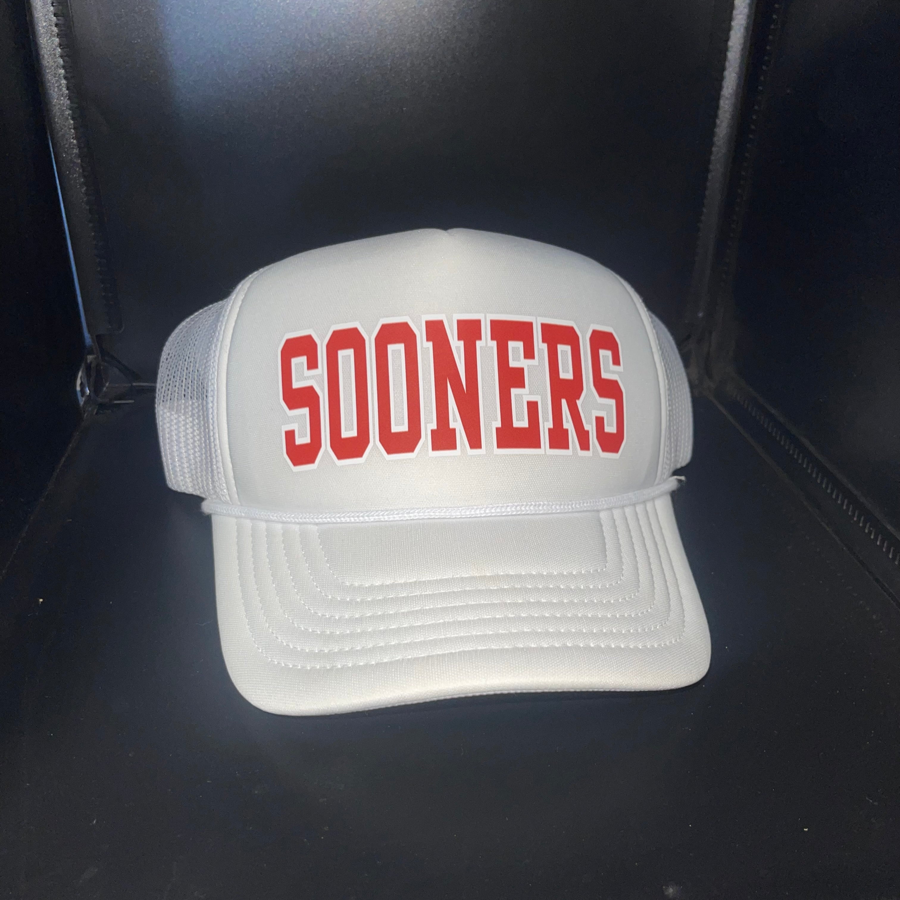 White Sooners Trucker Hat