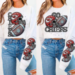 GO Chiefs Turquoise Rhinestons w Sleeve