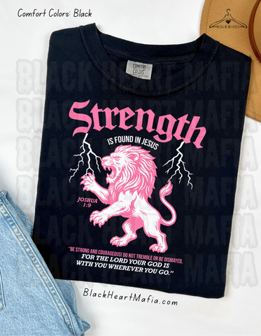 Strength Is Found In Jesus Pink