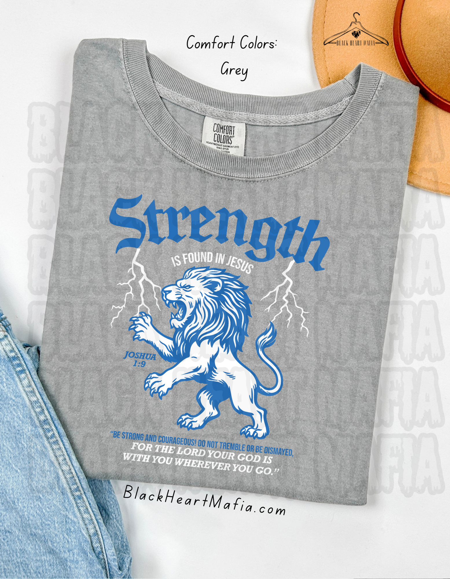 Strength Is Found In Jesus Blue