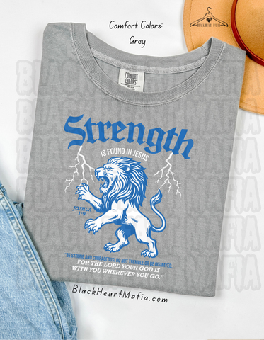 Strength Is Found In Jesus Blue