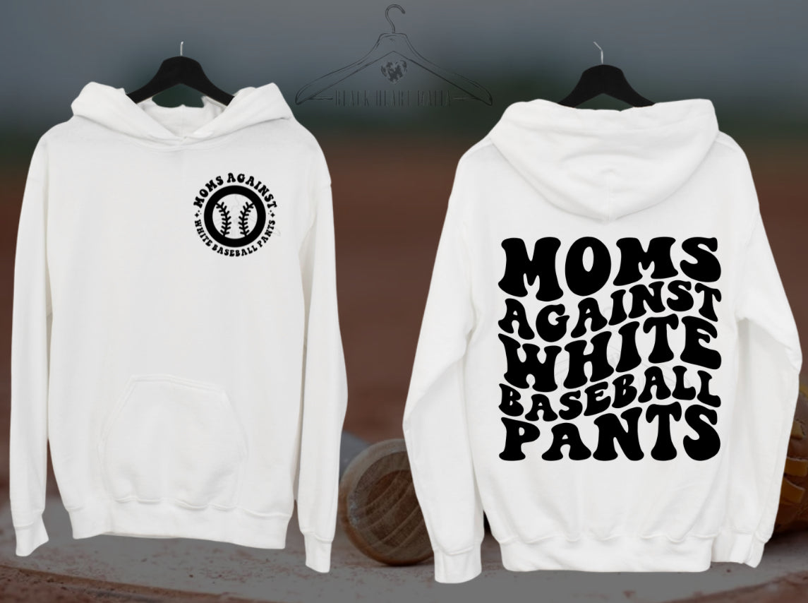 Moms Against White Baseball Pants