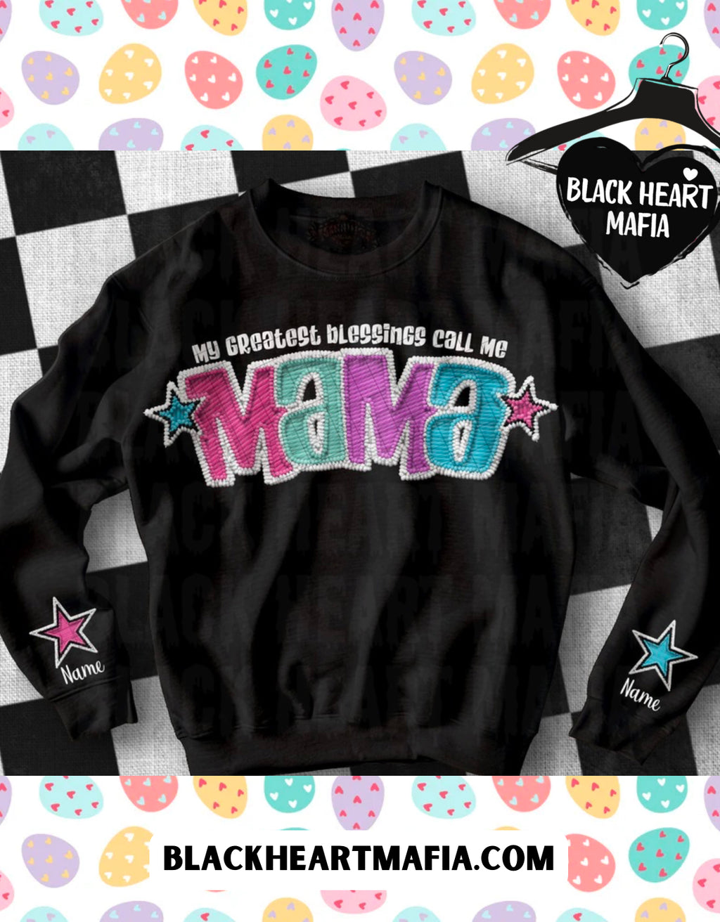 MAMA Spring Faux Embroidery (w names)