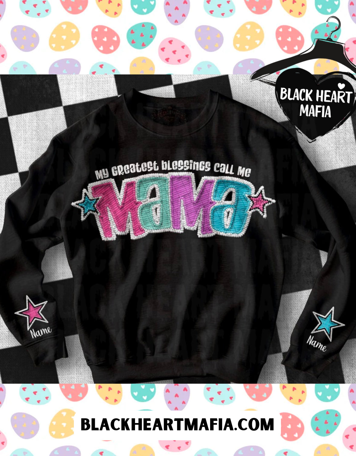 MAMA Spring Faux Embroidery (w names)