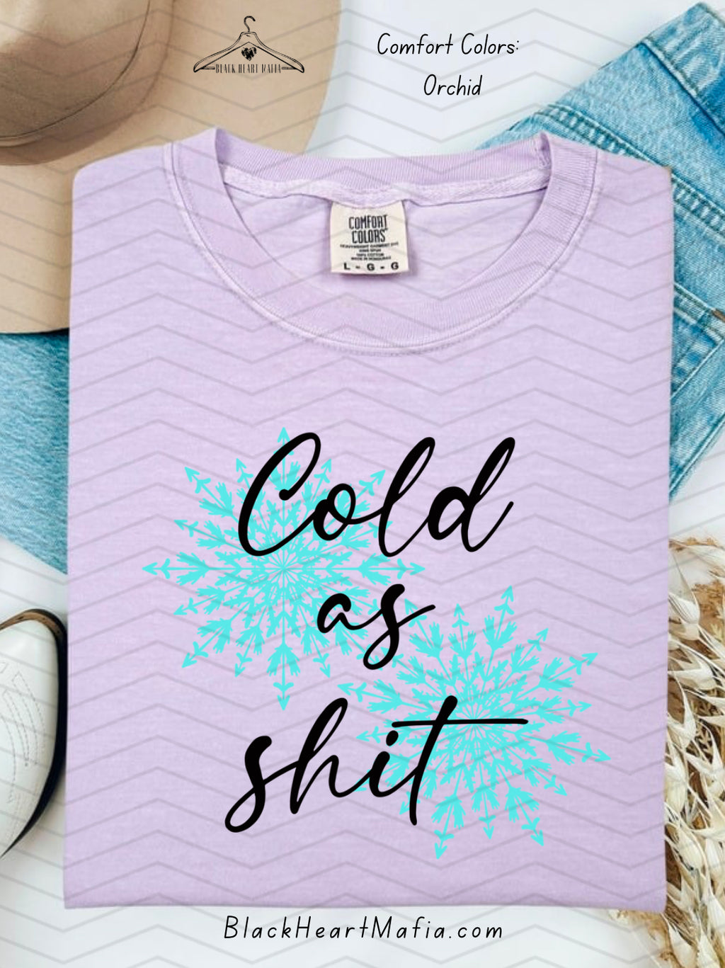 Cold As Shit (white/black options)