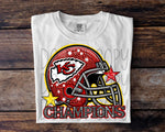 Chiefs Sequin Helmet Champs