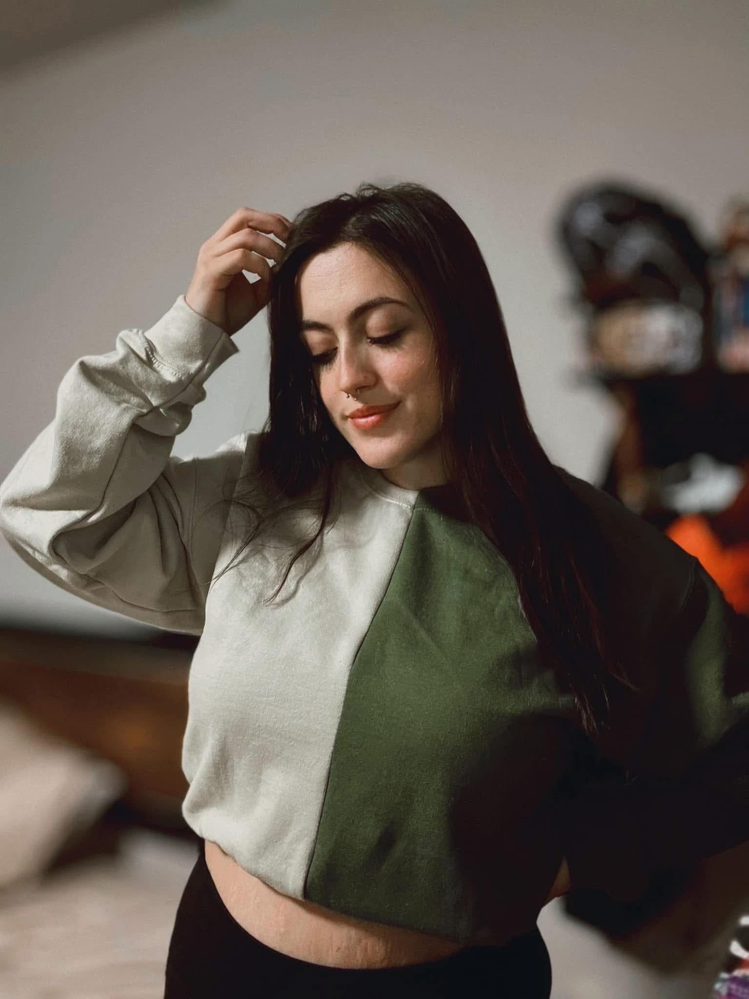 Color Split Sweatshirt