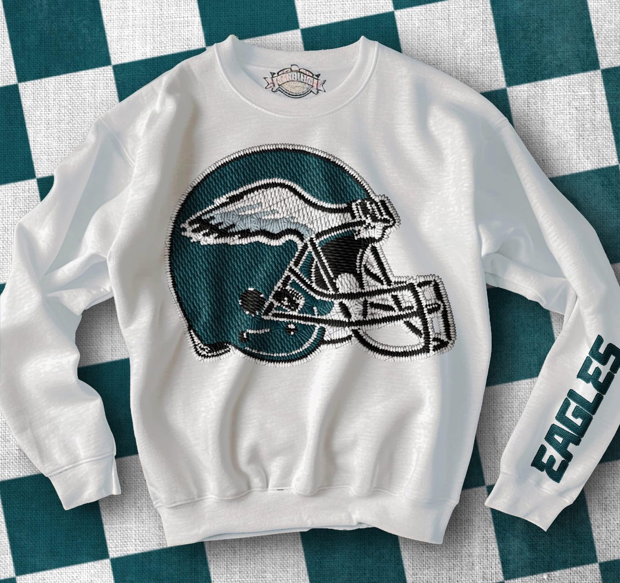 Eagles Faux Embroidery