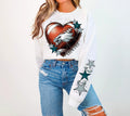 Eagles Football Heart w Sleeve